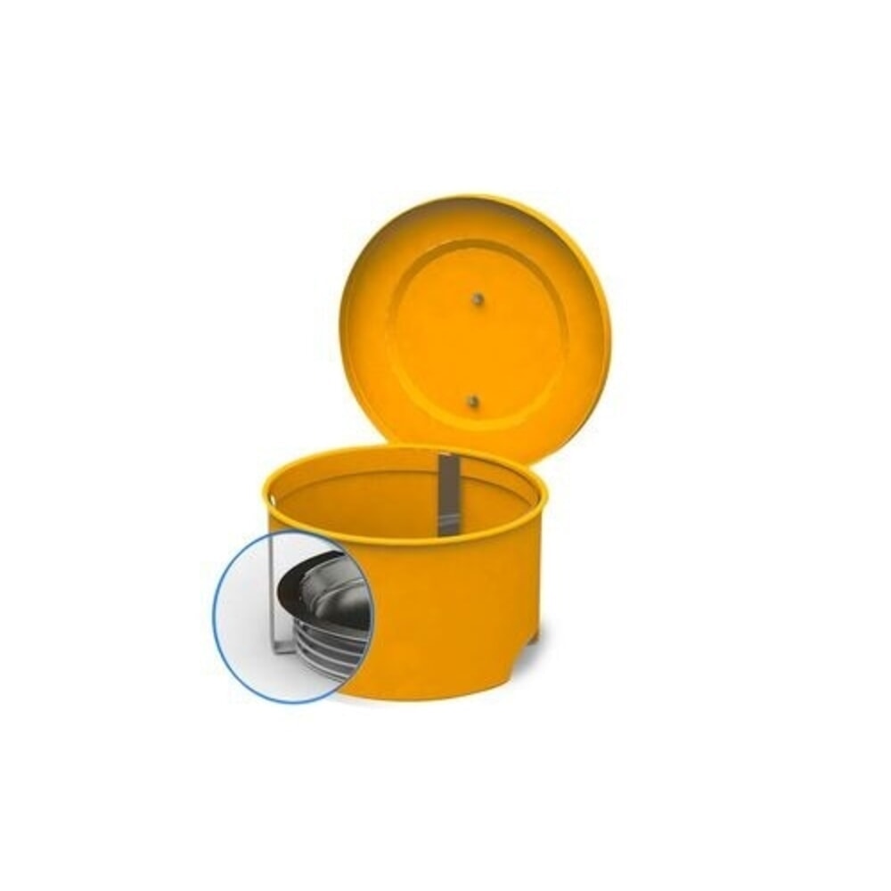 Immagine del prodotto n. 2: Denios pulitore per minuteria FALCON in acciaio, verniciato, con setaccio a immersione, 4 l