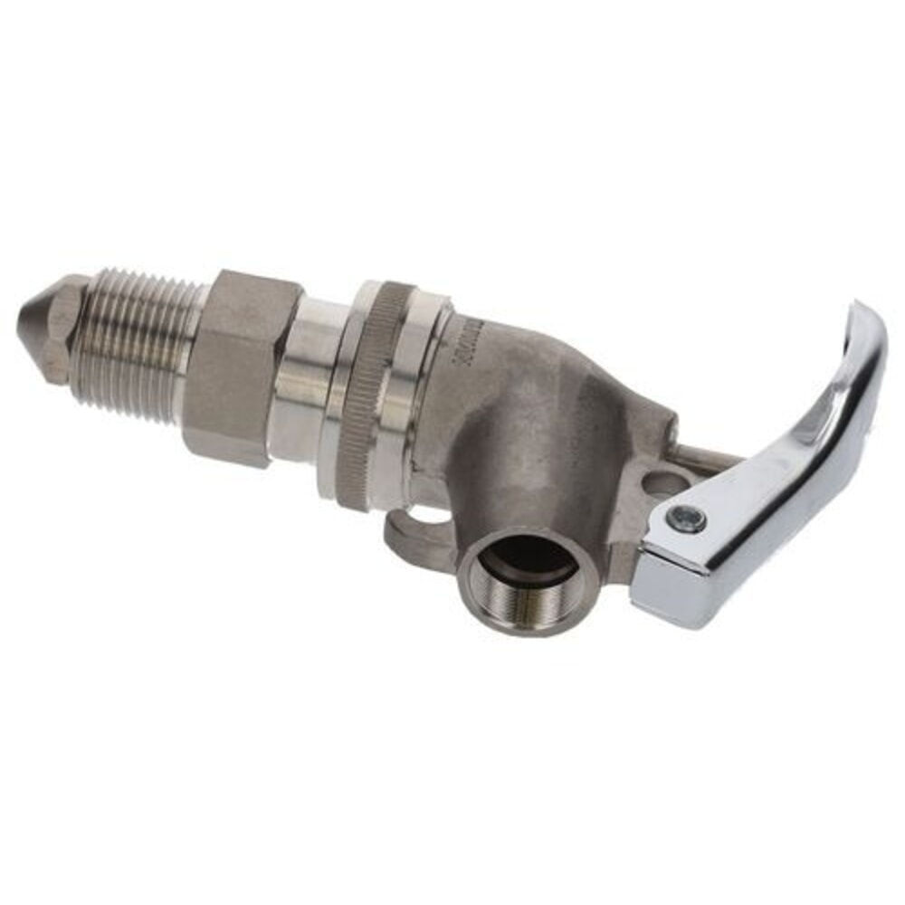 Immagine del prodotto n. 4: Denios rubinetto di spillatura in acciaio inox autochiudente, diametro filettatura 3/4 di pollice