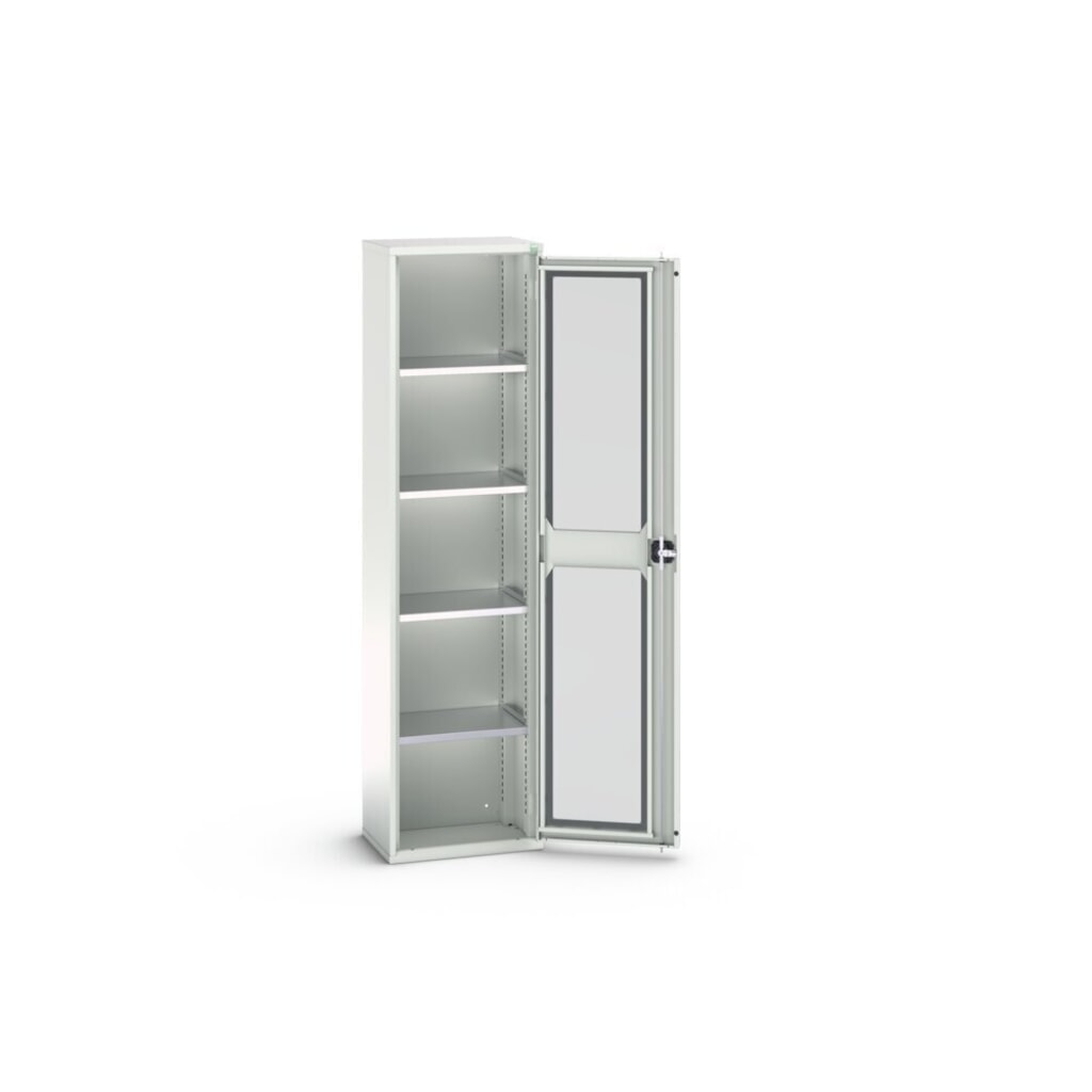 Immagine del prodotto n. 3: bott verso Armadio ad ante battenti con finestra d’ispezione, con 4 ripiani, LxPxA: 525 x 350 x 2000 mm