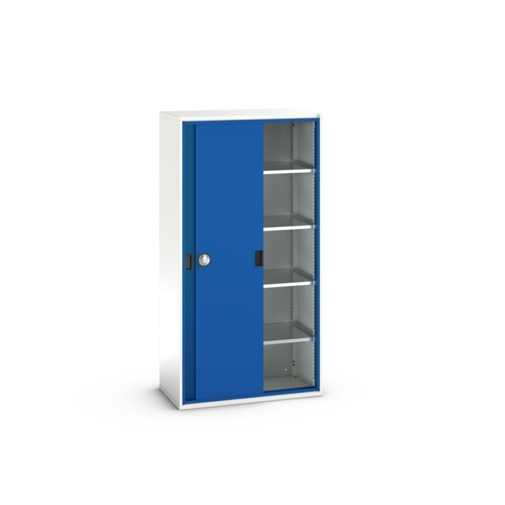 Immagine del prodotto n. 3: bott verso Armadio ad ante scorrevoli, con 4 ripiani, LxPxA: 1050 x 550 x 2000 mm
