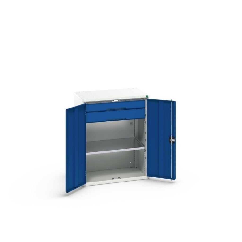 Armadio complementare bott verso con cassetti, con 1 ripiano e 2 cassetti, LxPxA: 800 x 550 x 1000 mm Immagine del prodotto n. 3: Armadio complementare bott verso con cassetti, con 1 ripiano e 2 cassetti, LxPxA: 800 x 550 x 1000 mm