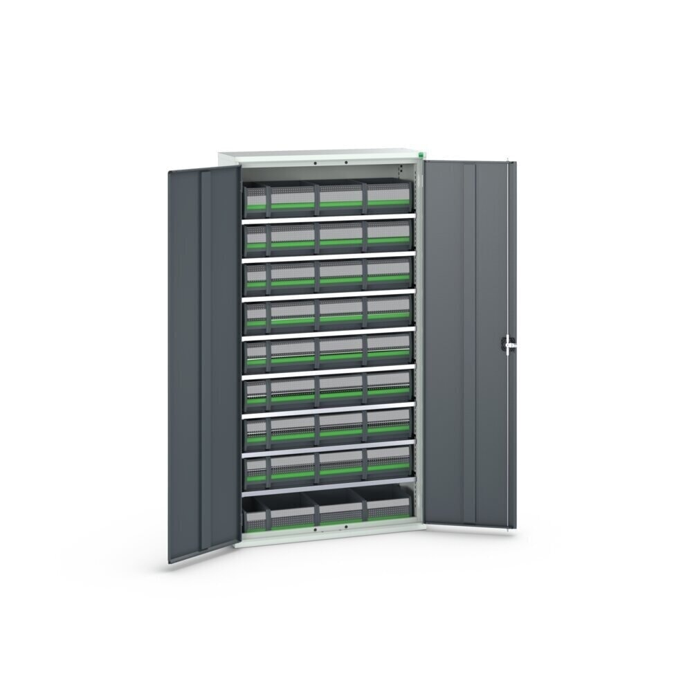 Immagine del prodotto n. 3: bott verso Armadio portaoggetti, con 8 ripiani e 36 bottBox, LxPxA: 1050 x 350 x 1000 mm