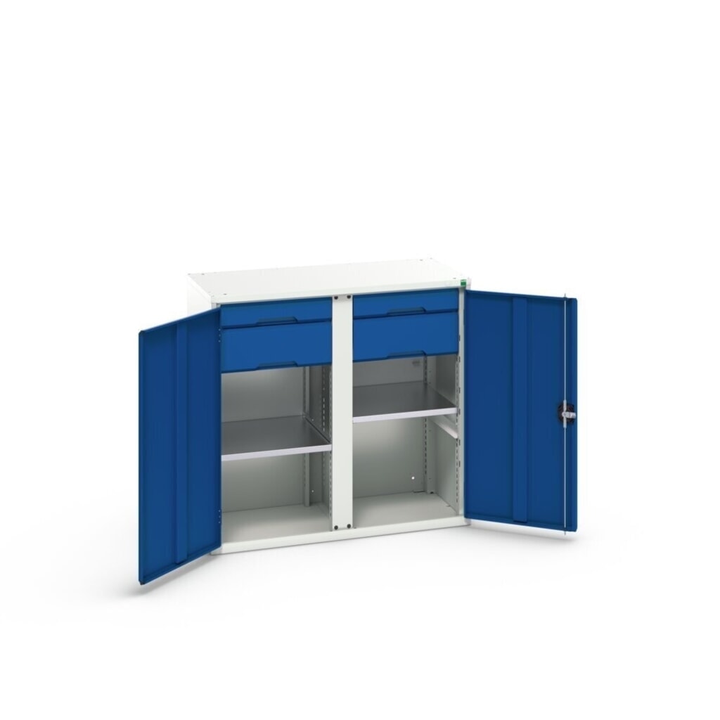 Armadio complementare bott verso con cassetti, con 2 ripiani e 4 cassetti, LxPxA: 1050 x 550 x 1000 mm Immagine del prodotto n. 3: Armadio complementare bott verso con cassetti, con 2 ripiani e 4 cassetti, LxPxA: 1050 x 550 x 1000 mm