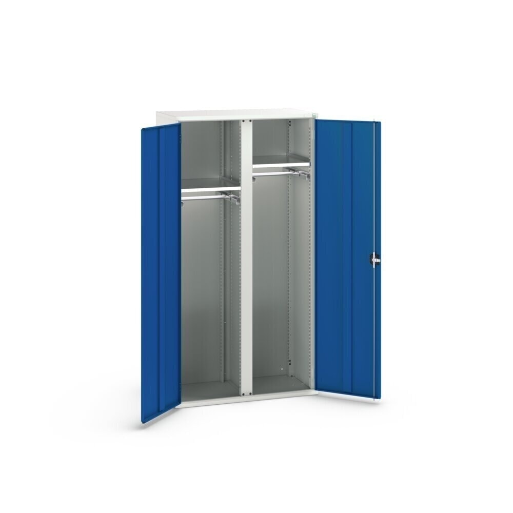 Immagine del prodotto n. 3: bott verso Armadio ad ante battenti con cassetti, con 2 ripiani e 2 aste appendiabiti, LxPxA: 1050 x 550 x 2000 mm