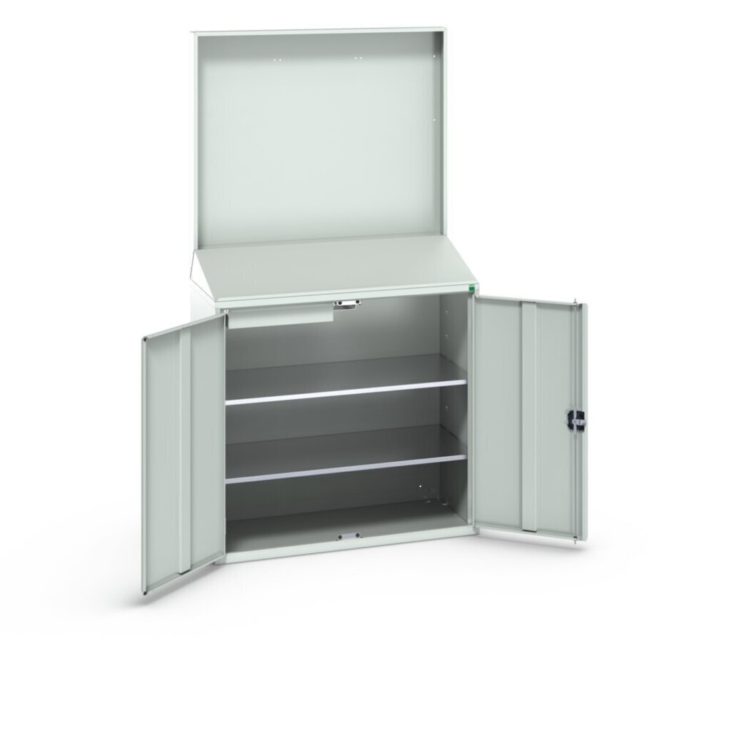 Immagine del prodotto n. 2: bott verso Scrittoio Economy con parete posteriore liscia, con 2 ripiani, 1 cassetto, LxPxA: 1050 x 550 x 2000 mm