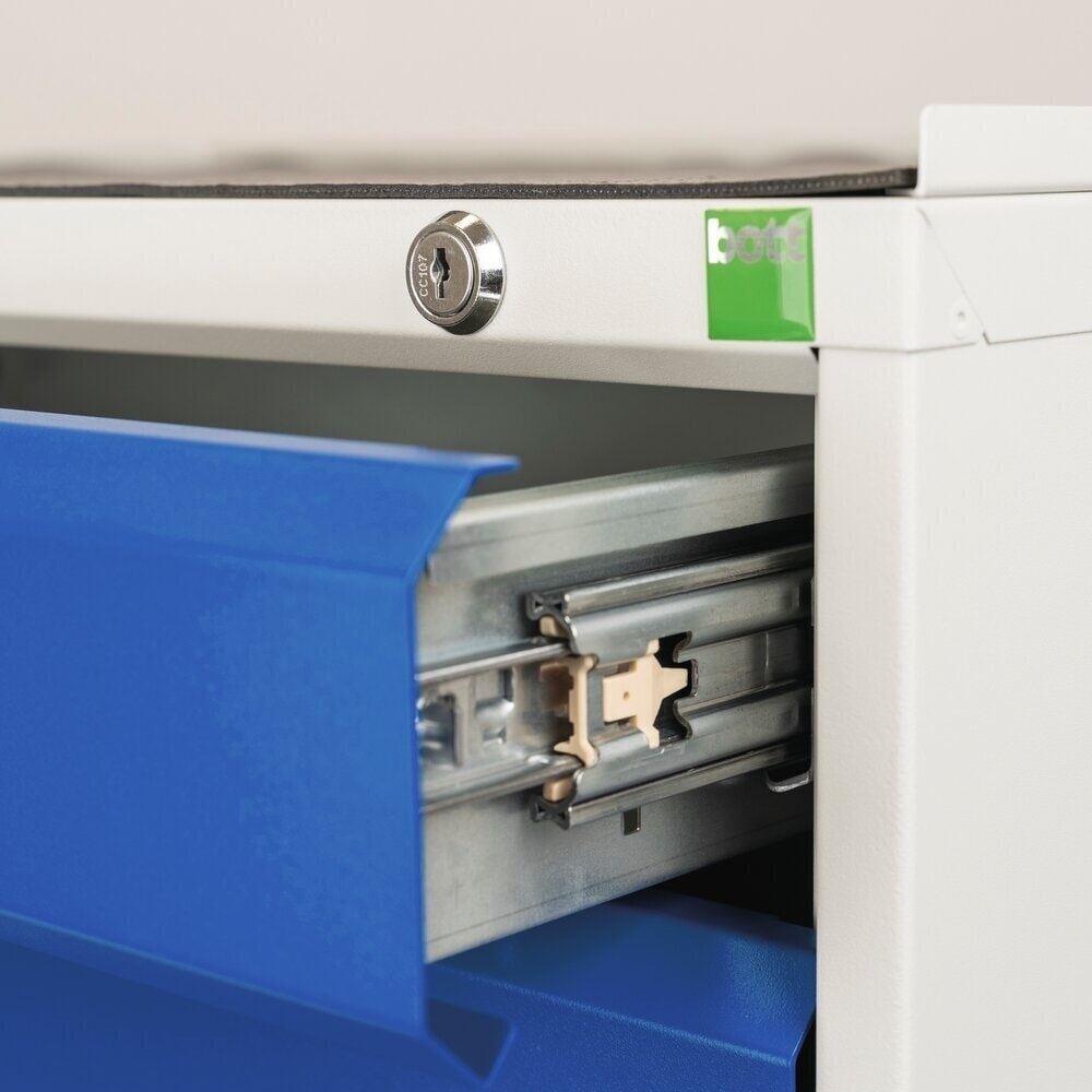 Immagine del prodotto n. 3: bott verso Cassettiera mobile, con 7 cassetti e piano in linoleum, LxPxA: 1050 x 600 x 980 mm