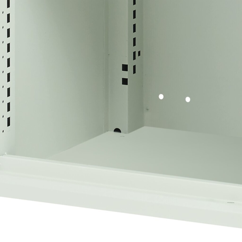 bott verso Armadio ad ante battenti con 1 cassetto, con 2 ripiani e parete posteriore, LxPxA: 1050 x 550 x 2000 mm Immagine del prodotto n. 5: bott verso Armadio ad ante battenti con 1 cassetto, con 2 ripiani e parete posteriore, LxPxA: 1050 x 550 x 2000 mm