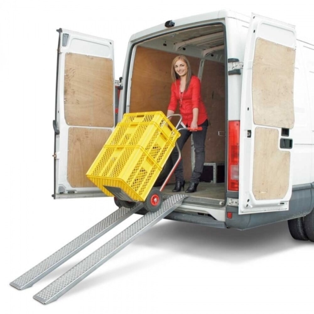 Immagine del prodotto n. 6: 2 rampe in alluminio, capacità di carico 400 kg/paio, LxL 2.000 x 200 mm