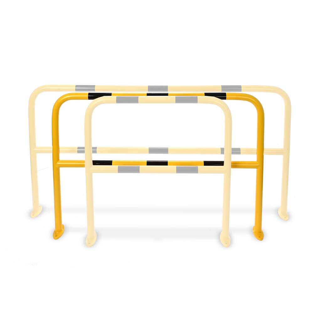 Steinbock® staffa di protezione, per ambienti interni, HxL 1.000 x 1.500 mm, Ø 76 mm Immagine del prodotto n. 8: Steinbock® staffa di protezione, per ambienti interni, HxL 1.000 x 1.500 mm, Ø 76 mm