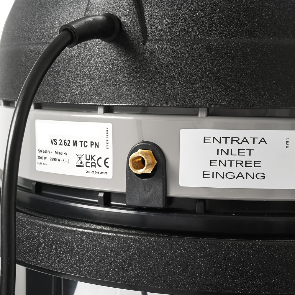 Immagine del prodotto n. 7: Steinbock® aspirapolvere industriale a secco VS 2/62 M TC PN, Classe M, max. 2.400 W, 62 l, acciaio inox