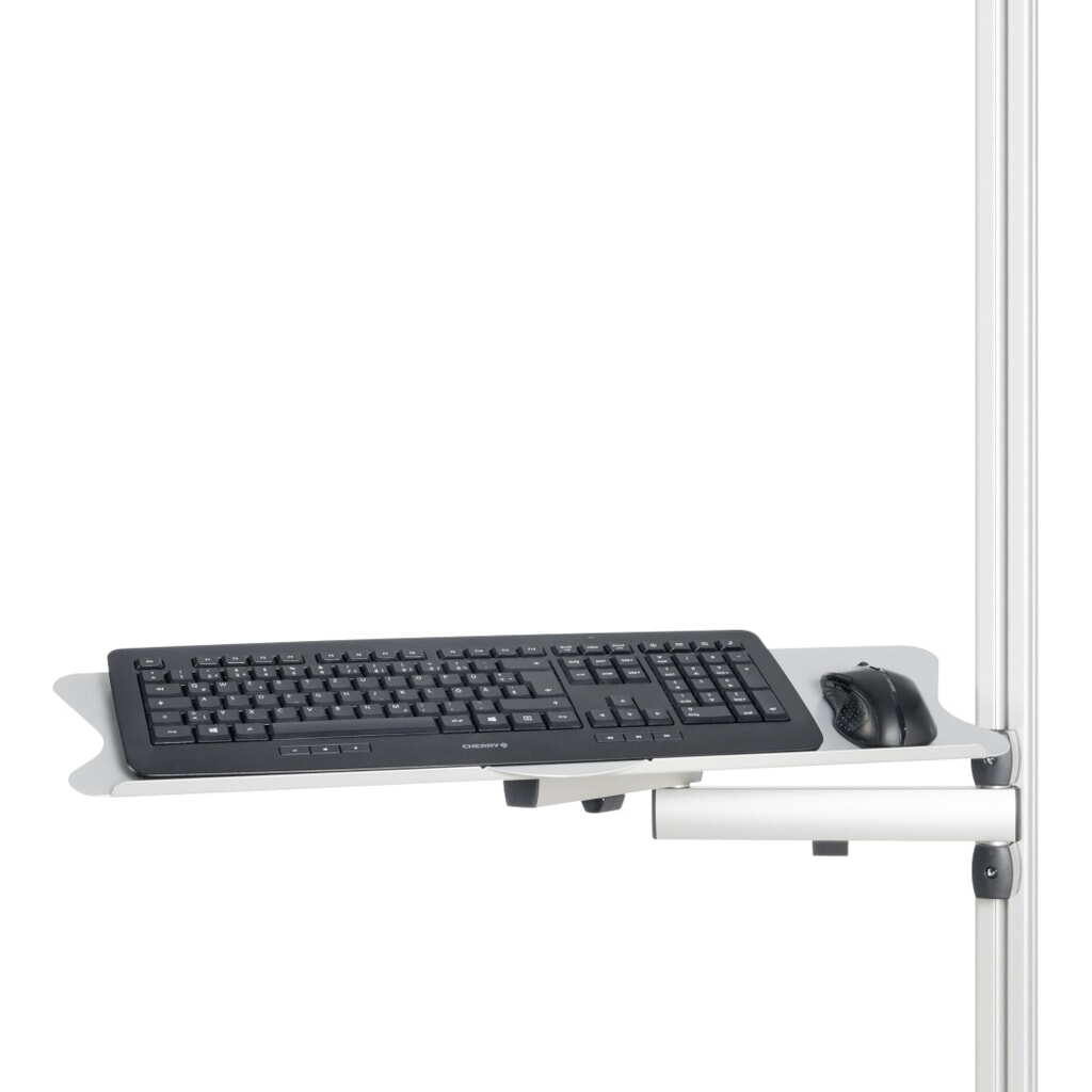 Braccio orientabile per il tavolo di confezionamento RAU, per mouse e tastiera, con 3 snodi, portata 520 mm Immagine del prodotto: Braccio orientabile per il tavolo di confezionamento RAU, per mouse e tastiera, con 3 snodi, portata 520 mm