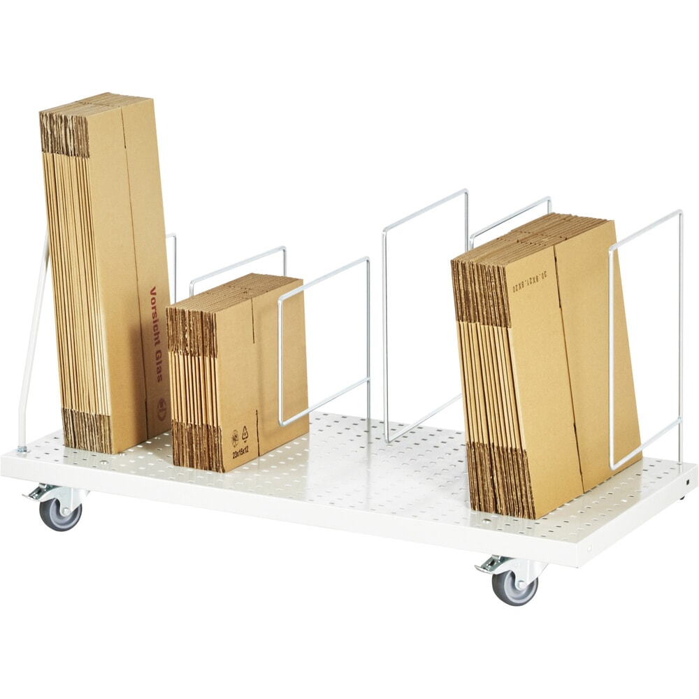 Immagine del prodotto n. 2: Ripiano per cartoni RAU per tavoli di confezionamento, mobile, grigio chiaro, AxLxP 615 mm x 665 mm x 650 mm
