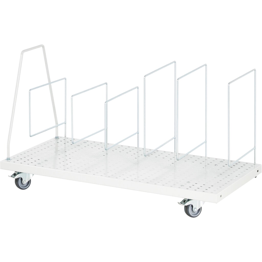 Immagine del prodotto: Ripiano per cartoni RAU per tavoli di confezionamento, mobile, grigio chiaro, AxLxP 615 mm x 665 mm x 650 mm