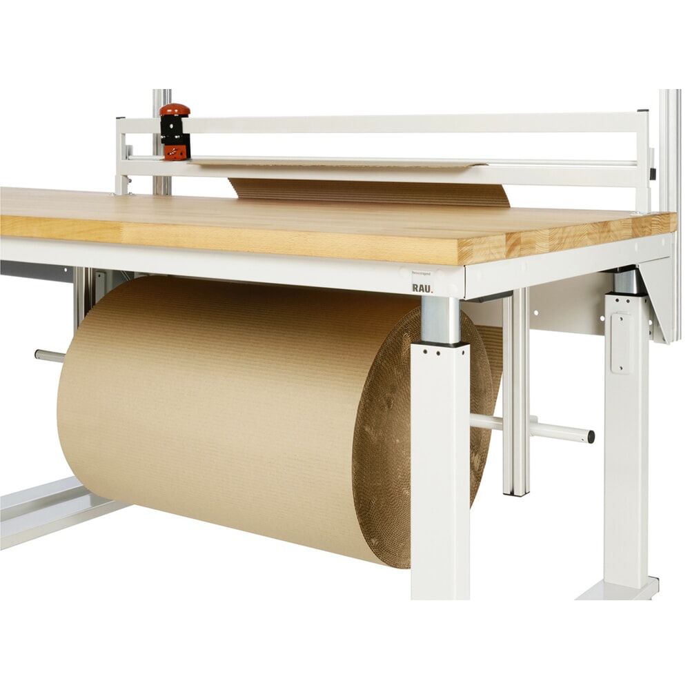 Immagine del prodotto n. 2: Unità di svolgimento per tavolo di confezionamento RAU, per montaggio sotto il piano di lavoro, AxLxP 480 mm x 1.010 mm x 360 mm