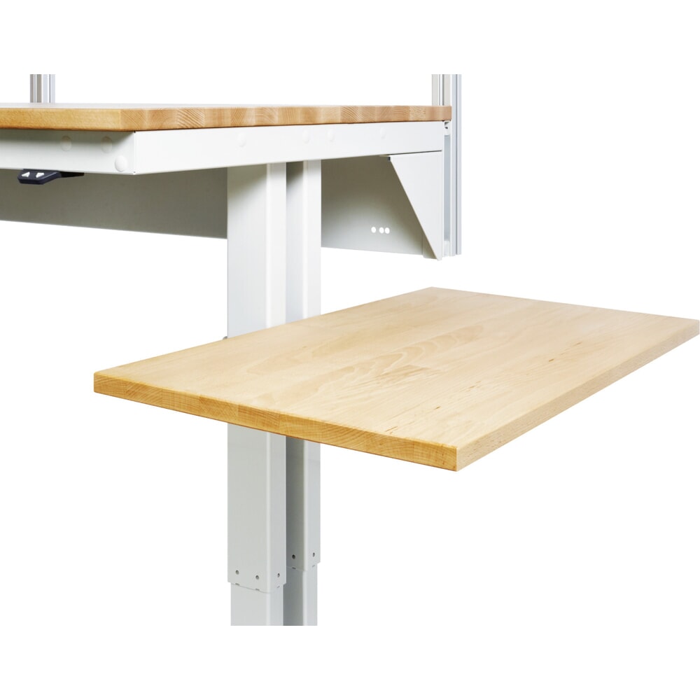 Immagine del prodotto n. 2: Ripiano laterale per tavolo di confezionamento RAU, per il montaggio sulla sottostruttura del sistema, AxLxP 100 mm x 450 mm x 800 mm