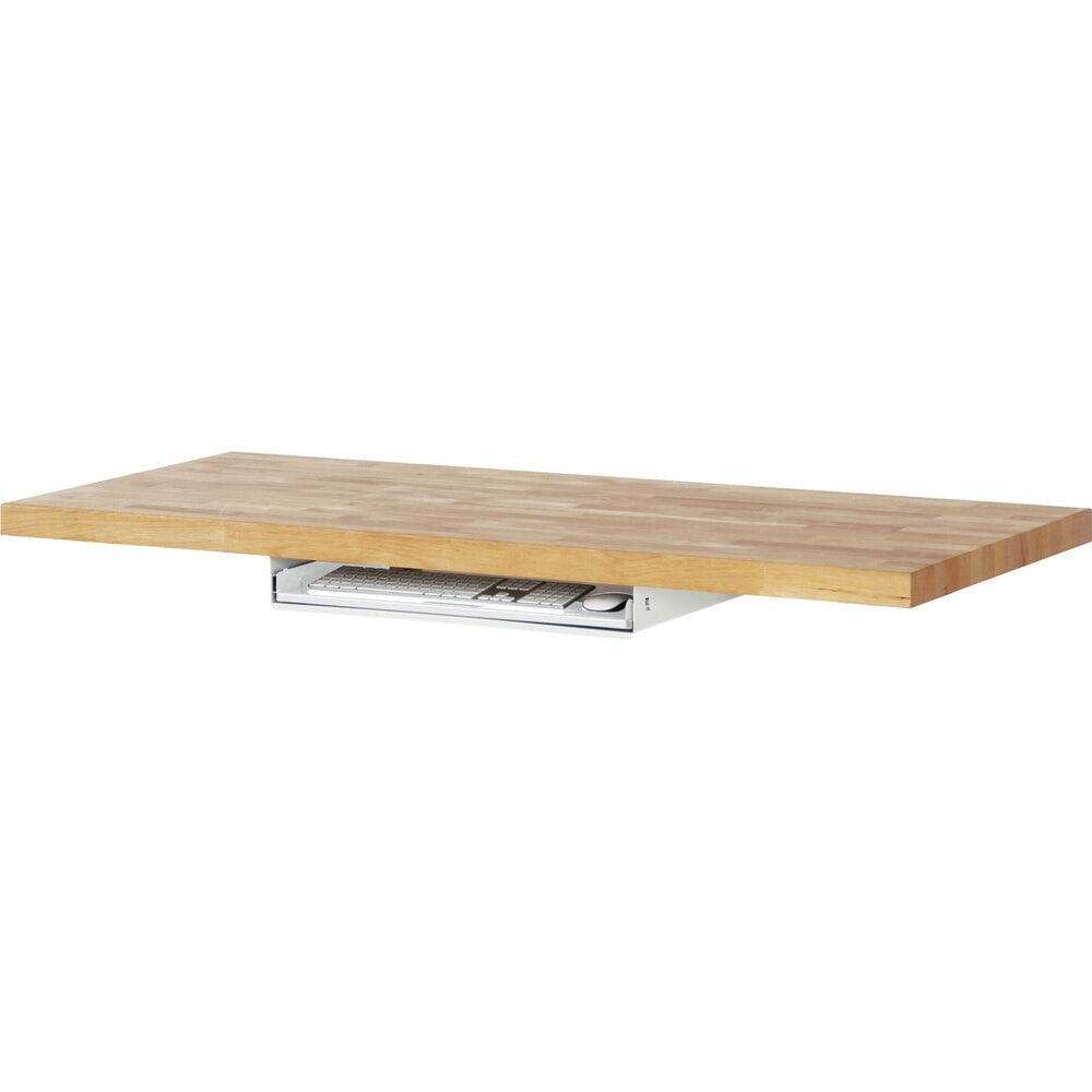 Immagine del prodotto n. 3: Ripiano estraibile per tastiera per tavolo di confezionamento RAU, grigio chiaro, AxLxP 85 mm x 640 mm x 485 mm