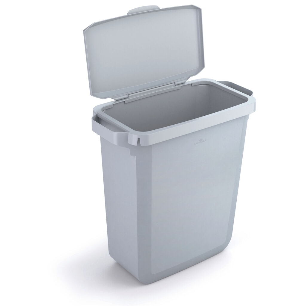 Immagine del prodotto: DURABLE contenitore per rifiuti per ambienti interni DURABIN®, volume 60 l, con tappo incernierato, grigio