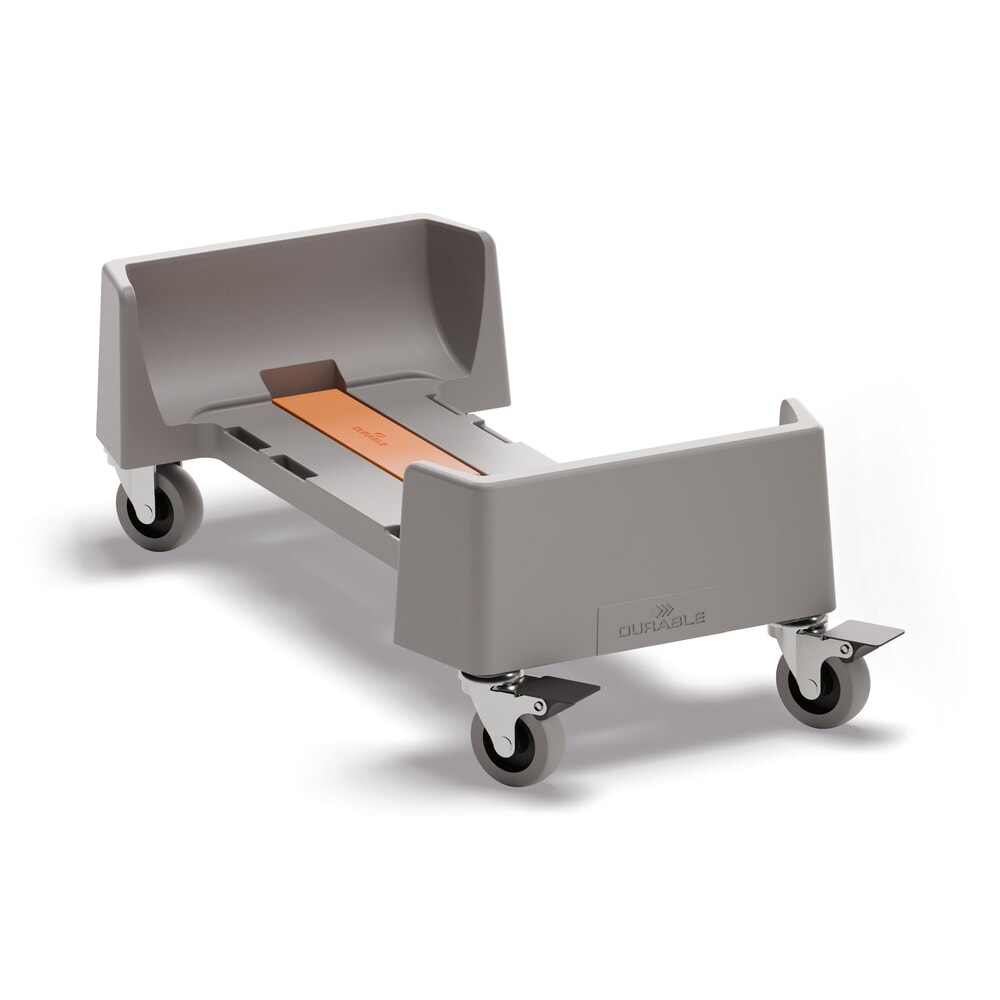 Immagine del prodotto: DURABLE carrello per contenitori per rifiuti DURABIN®, volume 60 l, in polipropilene riciclato, grigio