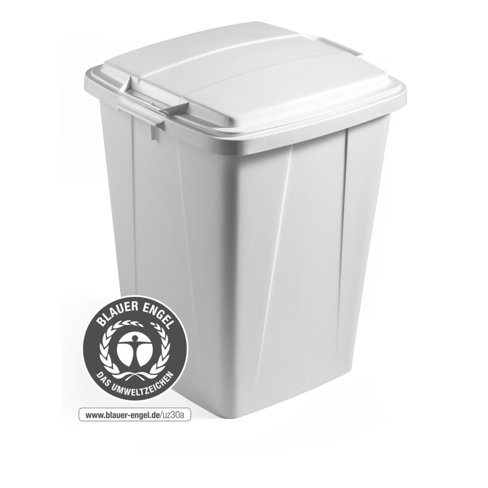 Immagine del prodotto: DURABLE contenitore per rifiuti per ambienti interni DURABIN® ECO, volume 90 l, con coperchio, grigio