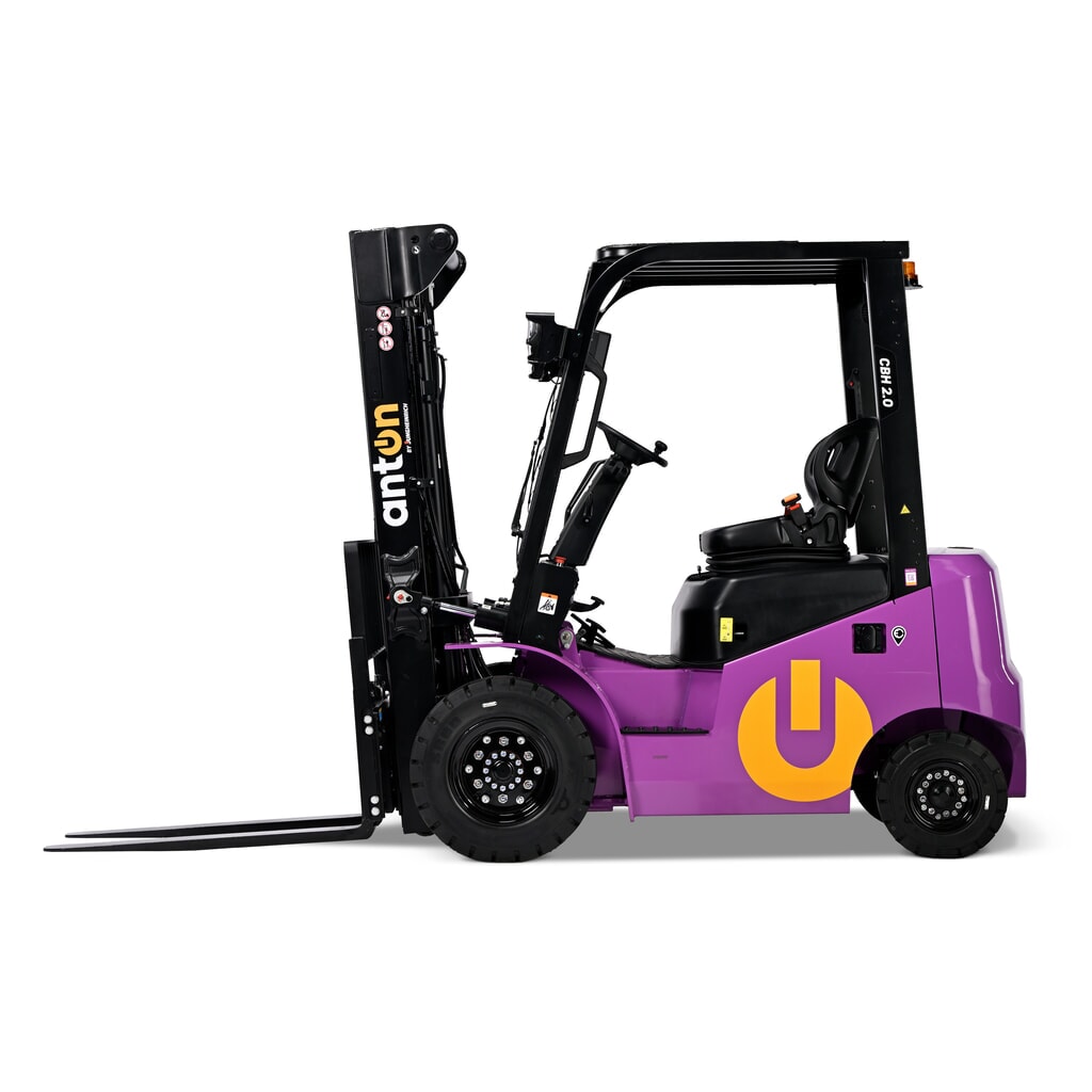 AntOn by Jungheinrich carrello elevatore elettrico CBH 2.0 con montante telescopico triplo, altezza di sollevamento 4.800 mm, portata 2.000 kg, cabina protettiva contro le intemperie Eco, incl. caricabatterie incorporato Immagine del prodotto: AntOn by Jungheinrich carrello elevatore elettrico CBH 2.0 con montante telescopico triplo, altezza di sollevamento 4.800 mm, portata 2.000 kg, cabina protettiva contro le intemperie Eco, incl. caricabatterie incorporato