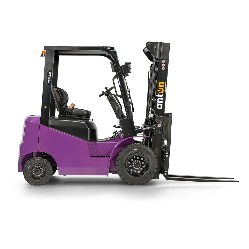 Immagine del prodotto n. 7: AntOn by Jungheinrich carrello elevatore elettrico CBH 2.0 con montante telescopico triplo, altezza di sollevamento 4.800 mm, portata 2.000 kg, cabina protettiva contro le intemperie Eco, incl. caricabatterie incorporato