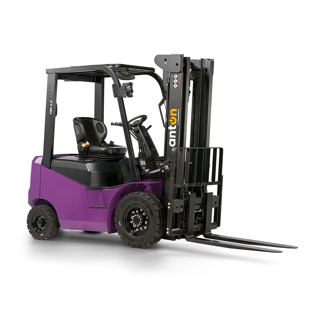 Immagine del prodotto n. 4: AntOn by Jungheinrich carrello elevatore elettrico CBH 2.0 con doppio montante telescopico, altezza di sollevamento 3.300 mm, portata 2.000 kg, incl. caricabatterie incorporato