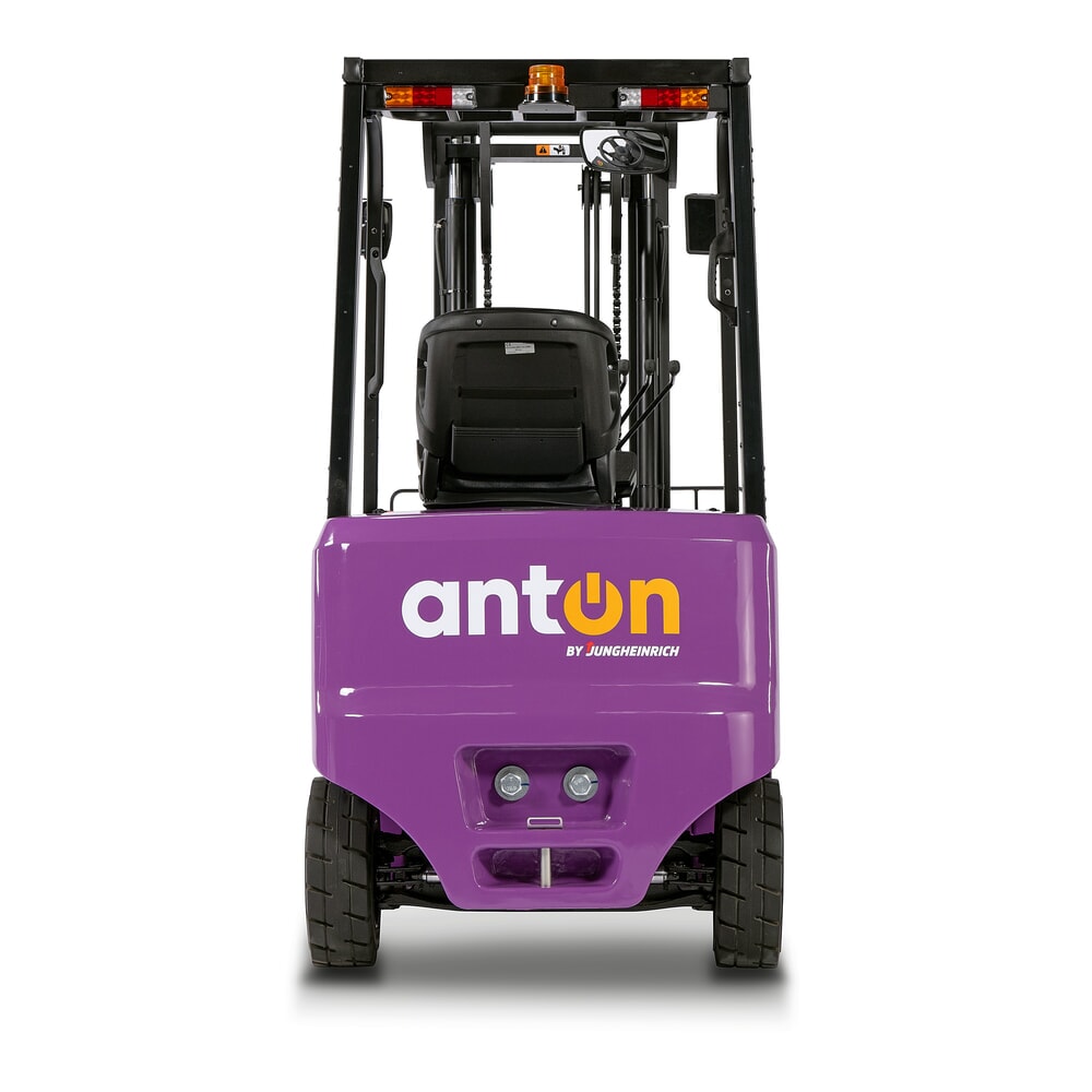 Immagine del prodotto n. 7: AntOn by Jungheinrich carrello elevatore elettrico CBH 2.0 con doppio montante telescopico, altezza di sollevamento 3.300 mm, portata 2.000 kg, incl. caricabatterie incorporato