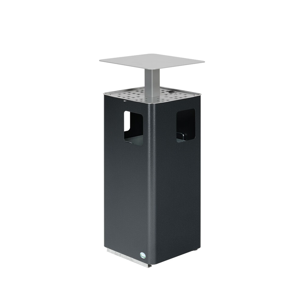 Immagine del prodotto: Posacenere combinato VAR® E14, con 3 aperture di inserimento e tettuccio con serratura, argento anticato