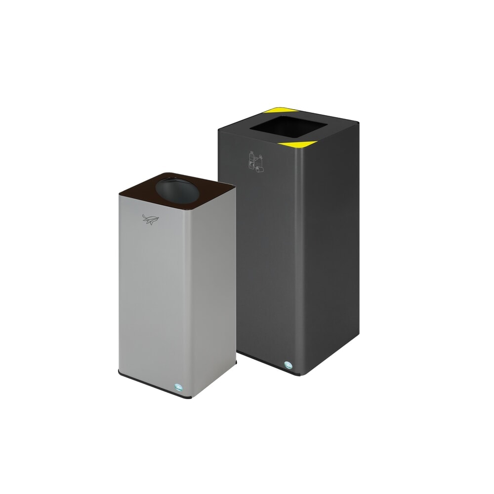 Immagine del prodotto n. 7: Contenitore per materiali riciclabili VAR® WSG Quadro 118, con 4 angoli colorati autoadesivi