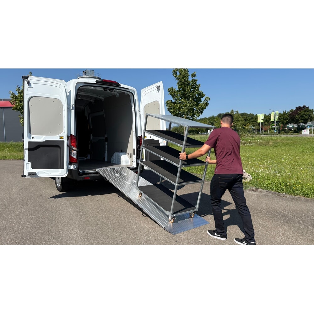 Immagine del prodotto n. 5: Guide di carico, pieghevoli, portata 975 kg/pezzo, LxL 800 x 2.045 mm