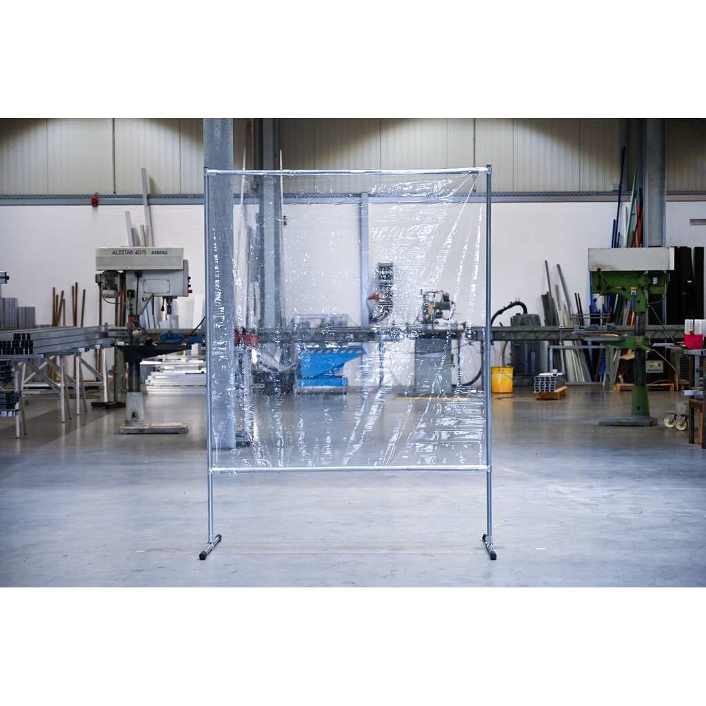 Parete divisoria protettiva, LxH 1.400 x 2.000 mm, trasparente Immagine del prodotto: Parete divisoria protettiva, LxH 1.400 x 2.000 mm, trasparente