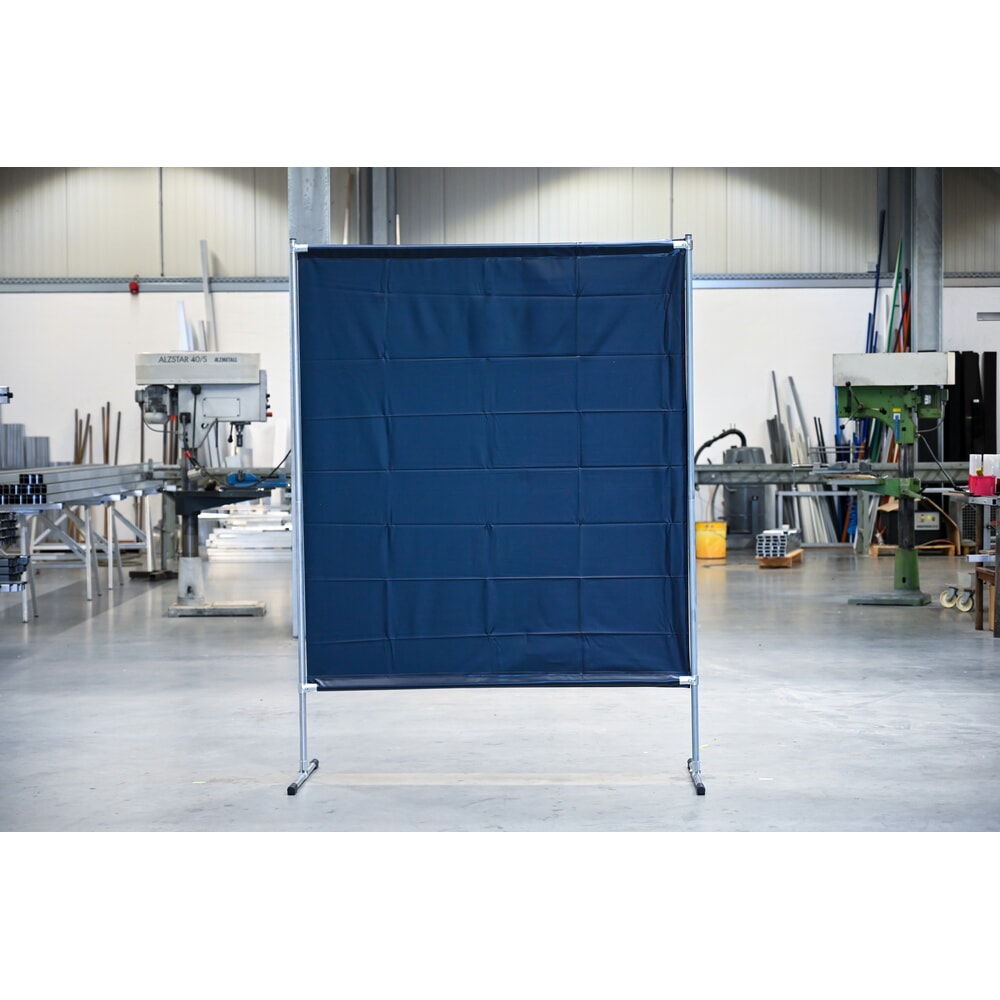 Immagine del prodotto: Parete di protezione per saldatura, a norma ISO EN 25980 (EN 1598), LxH 1.400 x 2.000 mm, verde scuro/opaco