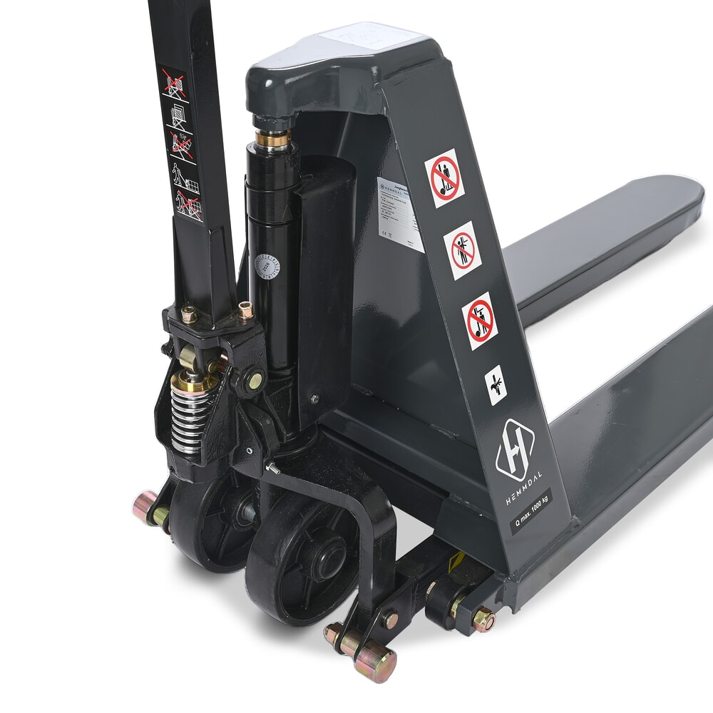 Immagine del prodotto n. 12: Transpallet a pantografo HEMMDAL PTM 1.0 Scissor, portata 1.000 kg, lunghezza forche 1.150 mm, poliuretano, rullo singolo