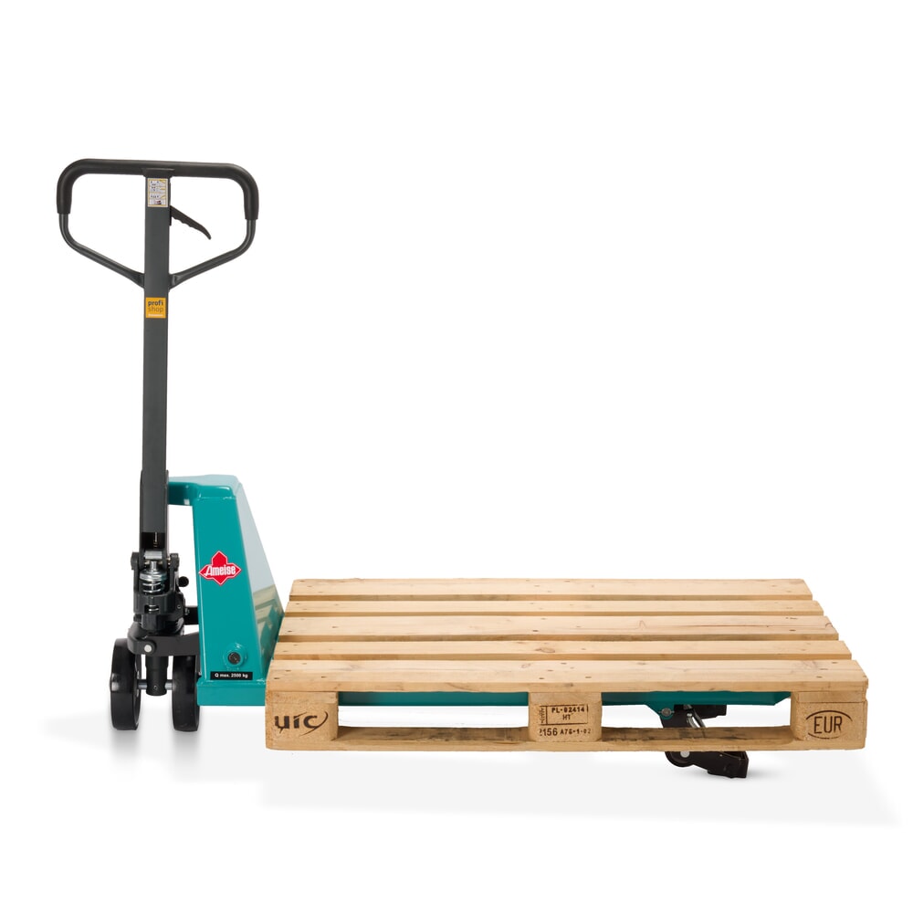 Immagine del prodotto n. 9: Transpallet manuale a 4 vie Ameise® PTM 2.5 Cross, portata 2.500 kg/1.500 kg, lunghezza forche 1.150 mm, poliuretano