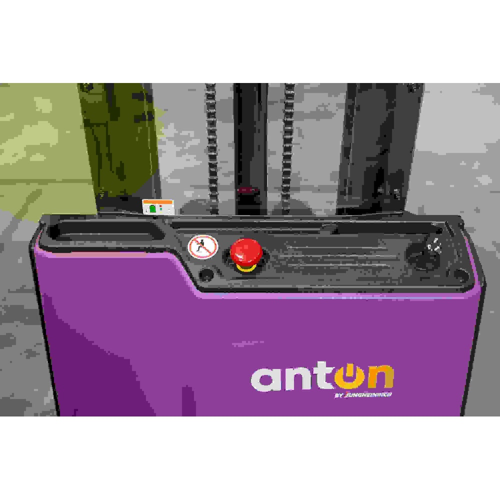 Immagine del prodotto n. 8: AntOn by Jungheinrich stoccatore elettrico PSM 1.2 con doppio montante telescopico, portata 1200 kg, altezza di sollevamento 3622 mm