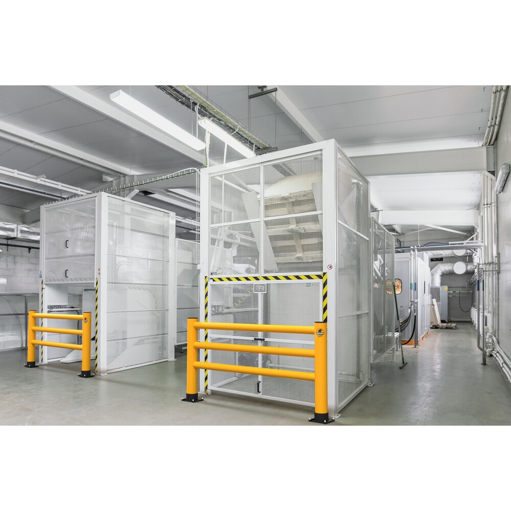 Immagine del prodotto n. 3: Piastra di montaggio per A.M.P.E.R.E. Asse di protezione anticollisione Rack Mammut®, AxLxP 25 mm x 240 mm x 220 mm