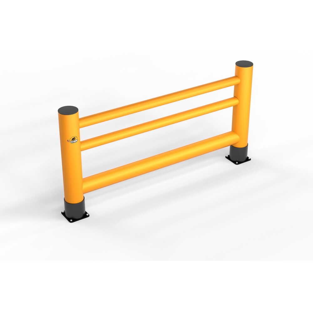 Immagine del prodotto: A.M.P.E.R.E. Parapetto anticollisione Rack Mammut®, corrimano a fascia singola, lunghezza 2,00 m
