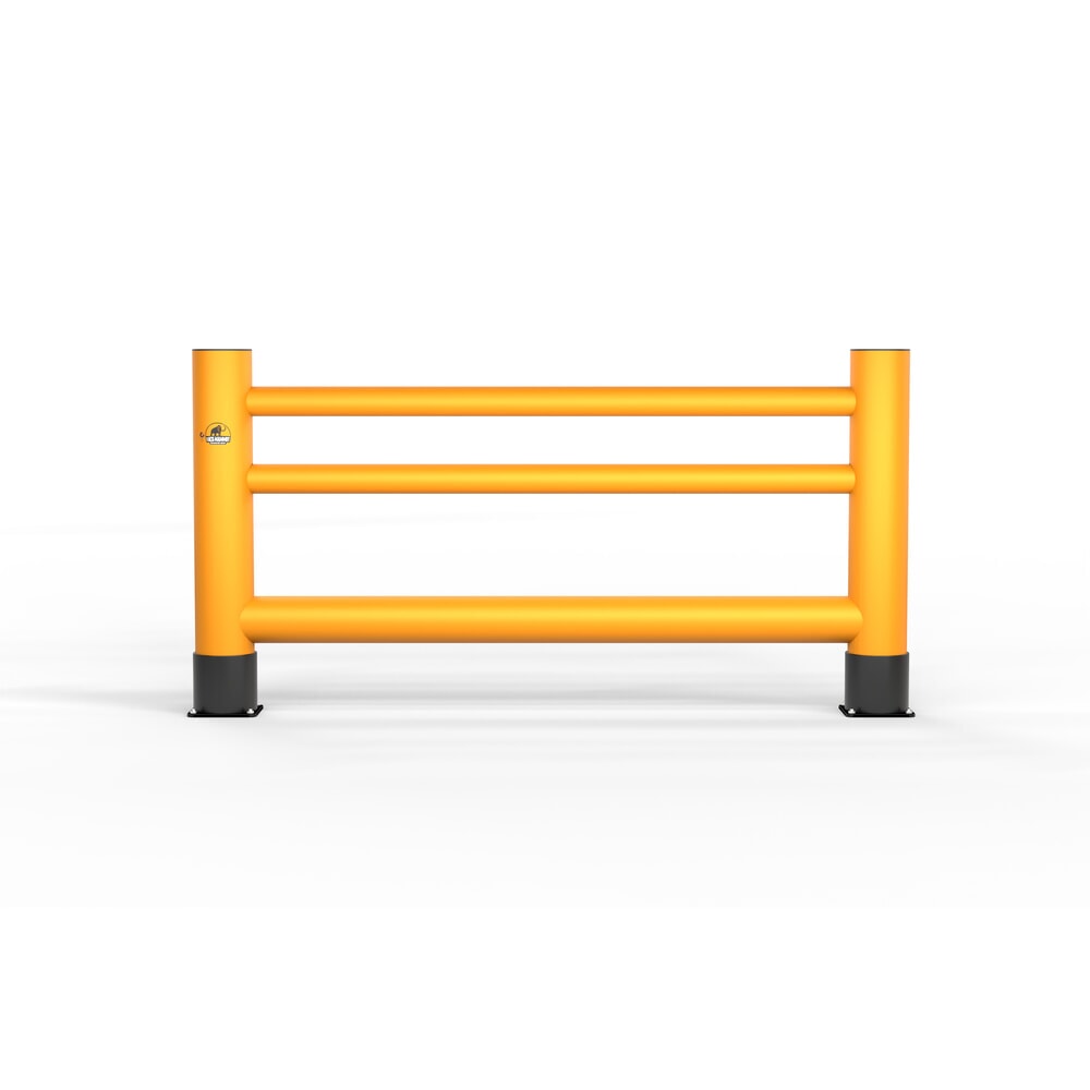 Immagine del prodotto n. 3: A.M.P.E.R.E. Parapetto anticollisione Rack Mammut®, corrimano a fascia singola, lunghezza 2,00 m