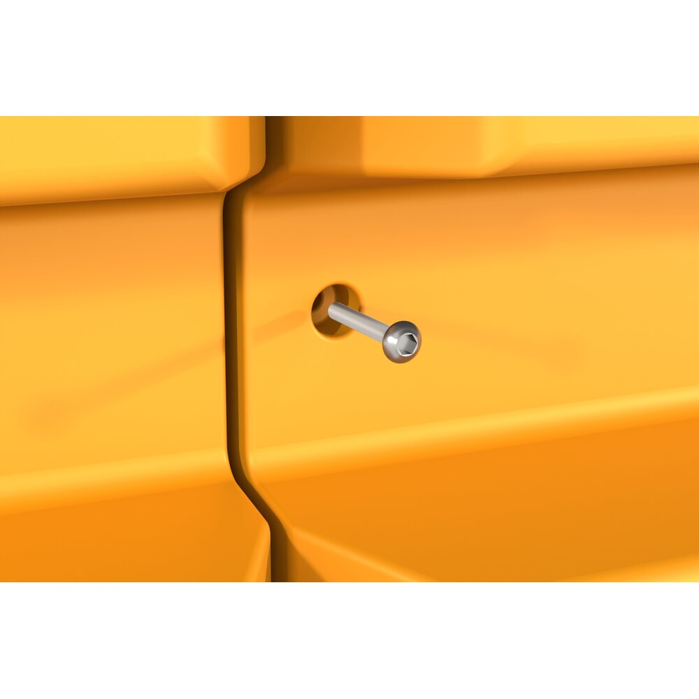 Immagine del prodotto n. 3: A.M.P.E.R.E. Protezione antiurto per colonne Universal Rack Mammut® Supreme, espandibile, altezza 1.100 mm, per dimensioni delle colonne 200–250 mm