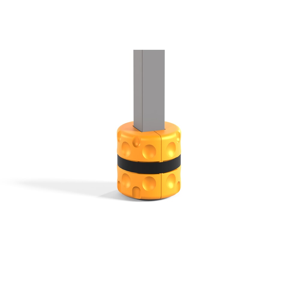 Immagine del prodotto n. 3: A.M.P.E.R.E. Protezione antiurto per colonne Universal Rack Mammut® Smart, per colonne quadrate 100–150 mm, altezza 300 mm
