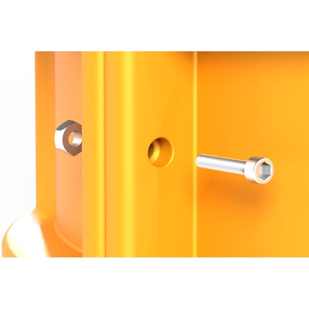 Immagine del prodotto n. 4: A.M.P.E.R.E. Protezione antiurto per colonne Universal Rack Mammut® Smart, per colonne quadrate 100–150 mm, altezza 300 mm