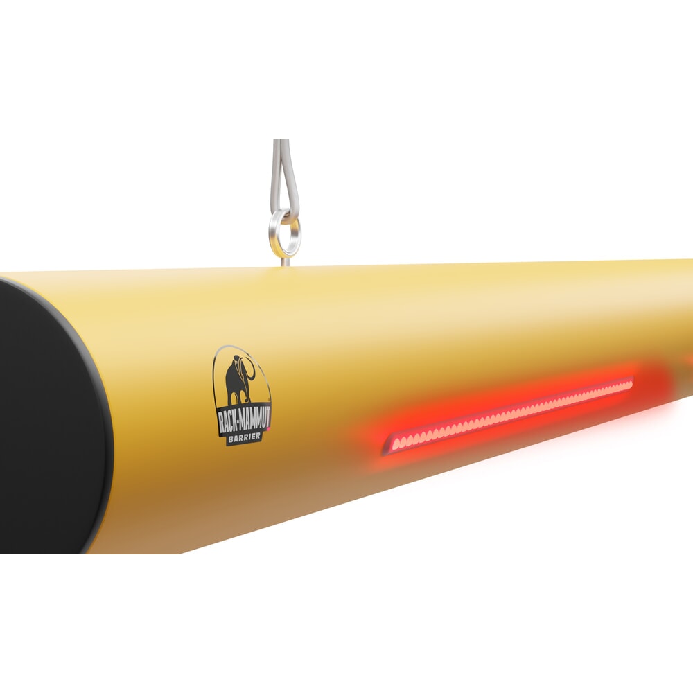 Immagine del prodotto n. 3: Allarme limitatore di altezza per A.M.P.E.R.E. Asse di protezione anticollisione Rack Mammut®, lunghezza 2,00 m