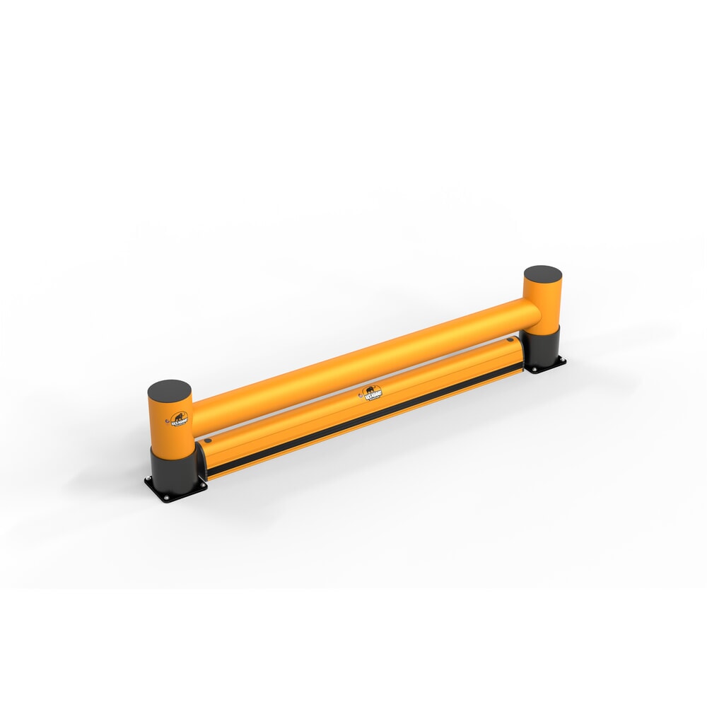 Immagine del prodotto: A.M.P.E.R.E. Asse di protezione anticollisione Rack Mammut® Extra con barriera a pavimento, versione singola, lunghezza 2,00 m