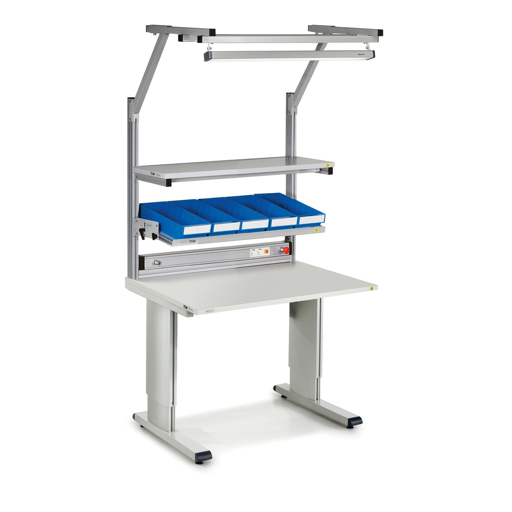 Immagine del prodotto n. 4: TRESTON Tavolo da lavoro, tipo WB, regolabile in altezza, manuale, LxP 1.073 x 800 mm