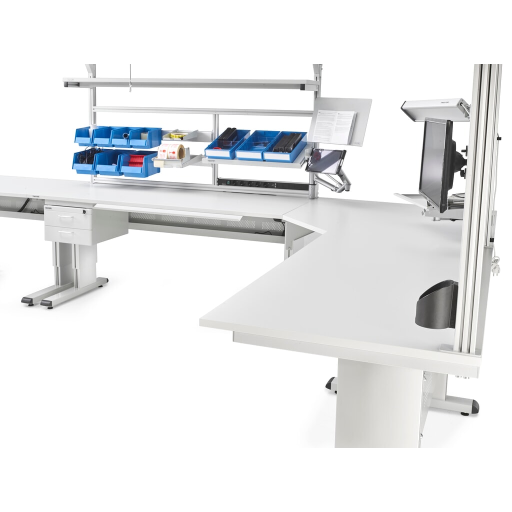 Vaschetta porta-cavi per tavolo da lavoro TRESTON, tipo WB, larghezza 1.800 mm Immagine del prodotto n. 3: Vaschetta porta-cavi per tavolo da lavoro TRESTON, tipo WB, larghezza 1.800 mm