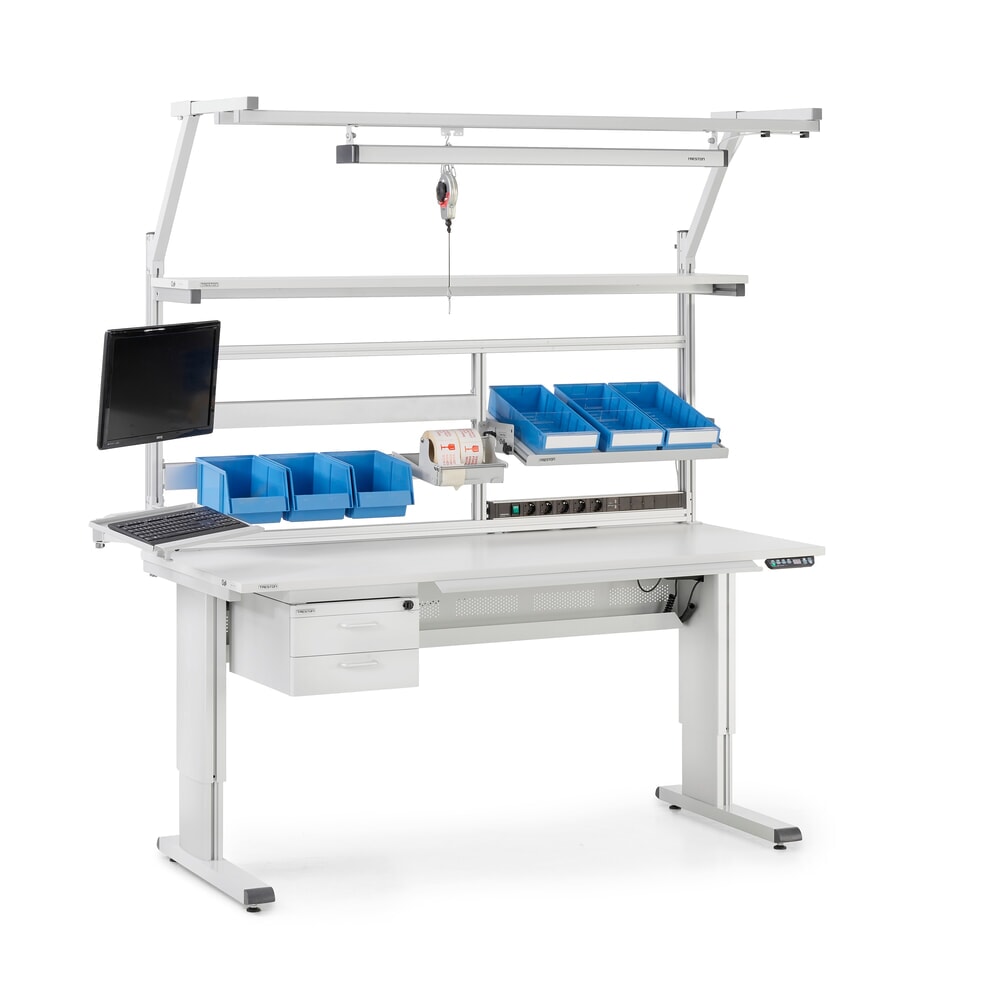 Immagine del prodotto n. 4: TRESTON Tavolo da lavoro, tipo WB, regolabile in altezza, elettrico, LxP 1.800 x 800 mm