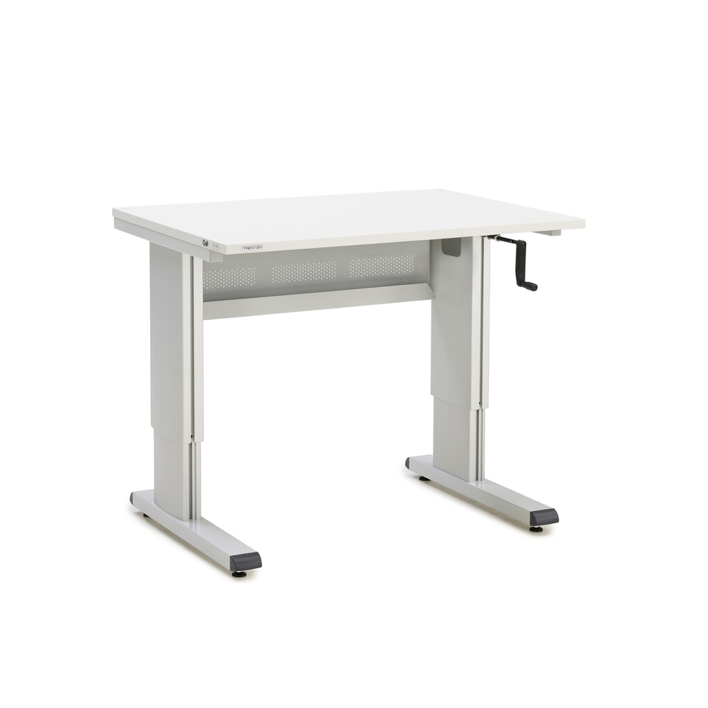 Immagine del prodotto: TRESTON Tavolo da lavoro, tipo WB, regolabile in altezza, manovella, LxP 1.073 x 800 mm