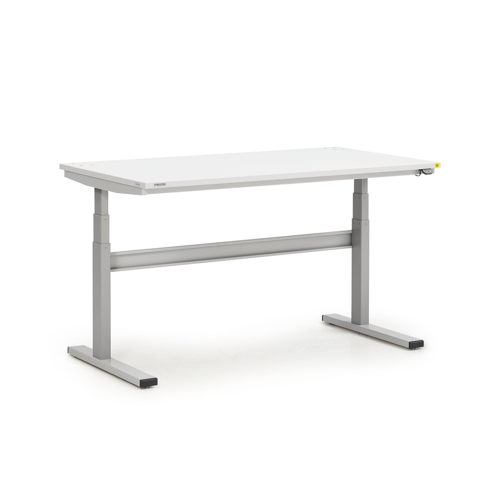 Immagine del prodotto: Tavolo da lavoro TRESTON TED, ESD, regolabile elettricamente in altezza, AxLxP 630-1.270 x 1.500 x 800 mm