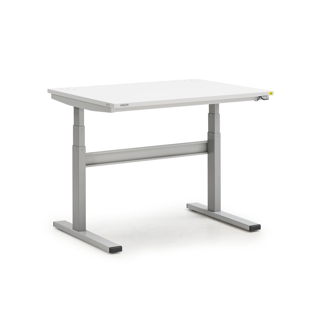 Immagine del prodotto: Tavolo da lavoro TRESTON TED, ESD, regolabile elettricamente in altezza, AxLxP 630-1.270 x 1.100 x 800 mm