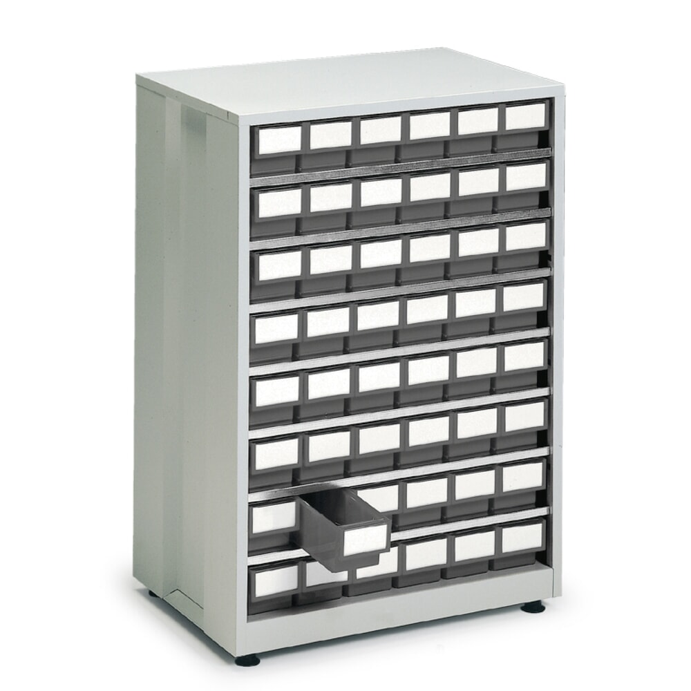 Immagine del prodotto n. 1: Cassettiera, 48 cassetti, grigio